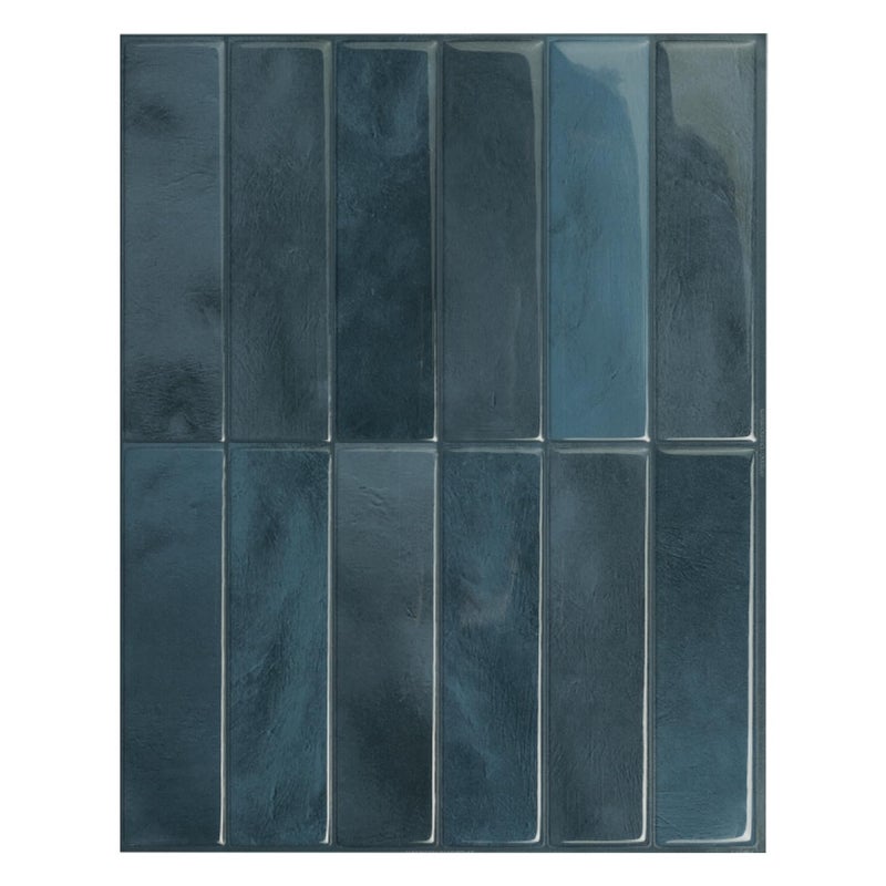 Smart Tiles بلاط ذكي قابل للتقشير واللصق باكسبلاش - 5 ورقات مقاس 11.43 بوصة × 9 بوصة - لاصق ثلاثي الأبعاد قابل للتقشير واللصق باكسبلاش لبلاط حائط الحمام والمطبخ - Image 1